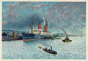 Harbours: LIVERPOOL DOCKS C1895