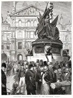 1877: Liverpool - Exchange Flags 1877