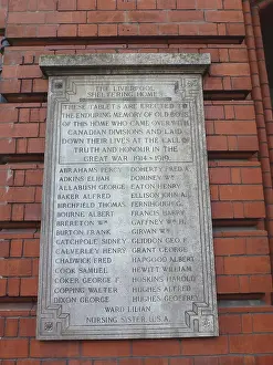 Plaques: Liverpool Sheltering Homes plaque