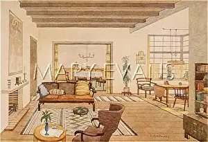 Conveniently: LIVING AND DINING ROOM