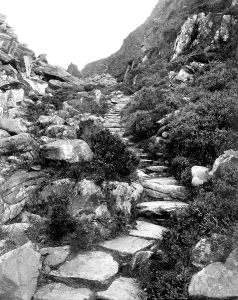 C1863: Llanbedr, the Roman Steps c1863