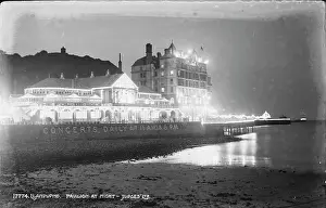 Conwy: Llandudno Pavilion at Night