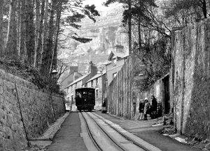 C1935: Llandudno, Tram Track c1935