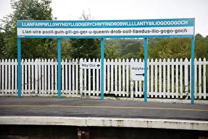 Longest: Llanfairpwll station, Wales