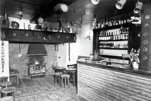 Clwyd: Llangedwyn, the Bar, The Green Inn c1950