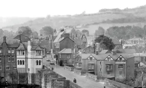 Llangollen: Llangollen, the Bridge and Castle Street c1955