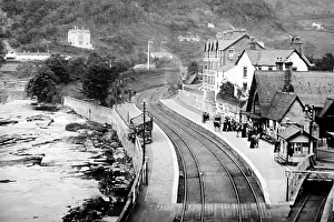 Llangollen: Llangollen Railway Station, Wales, Victorian period