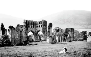 Llanthony: Llanthony, the Abbey north east 1893