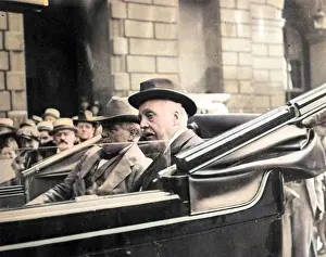 Balfour: Lloyd George and Balfour in Paris, WW1