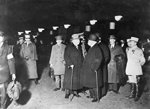 Trilby: Lloyd George, Clemenceau and others during WW1