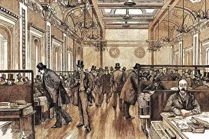 Lloyds: Lloyds underwriting room 1886
