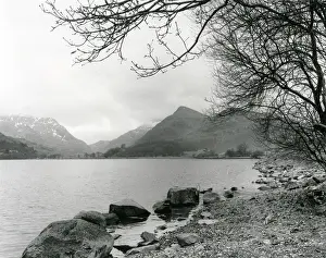 Snowdon: Llyn Padarn, Llanberis and Dolbadarn Castle, North Wales