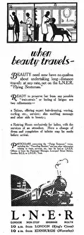 Coiffed: L.N.E.R advertisement -