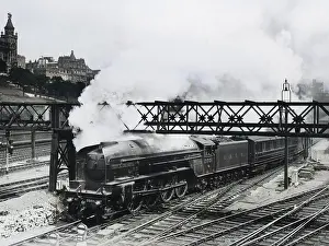 Thiscolourisedpic: LNER EXPRESS LOCOMOTIVE