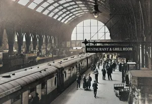 Platforms: LNER, The Queen of Scots Pullman Express - Kings Cross