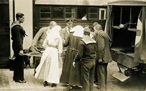 Stretchers: Loading an ambulance at Ramsgate Town Station