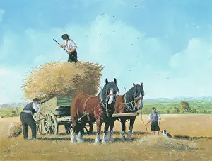 Haycart: Loading the haycart