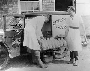 Milkmen: LOADING MILK ONTO VAN