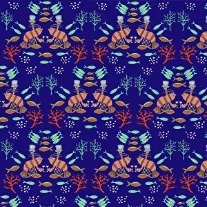 Cocktail: Lobsters with top hats and cocktails