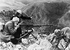 Bosnian: Local allies of the Germans fighting with partisans, 1942