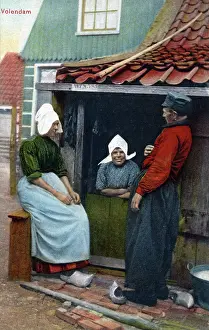 Clog: Local Folk at Volendam, The Netherlands
