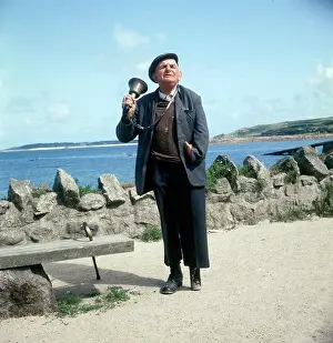 Scilly: Local town crier, Wilfred Tonkin, St Mary's, Scilly Isles