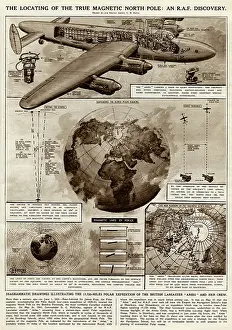 Locating: Locating true magnetic North Pole by G. H. Davis