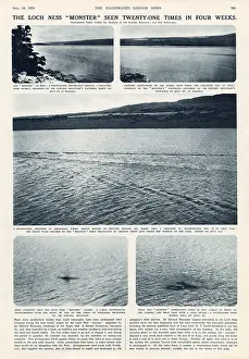 The Loch Ness Monster seen twenty-one times