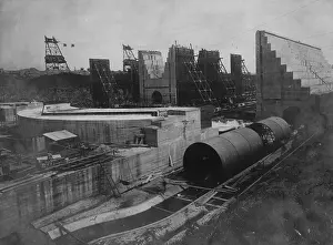 Gatun: Lock construction at the Panama Canal, 1910
