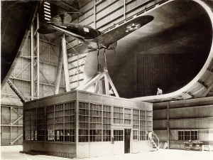 Langley: A Lockheed Altair in the Full-Scale wind tunnel