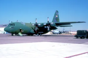 Nevada: Lockheed C-130E Hercules 63-7777