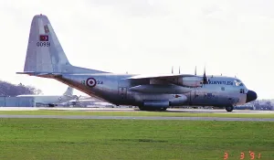 Mildenhall: Lockheed C-130E Hercules ETI-991