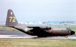 Flygvapnet: Lockheed C-130h Hercules 84002