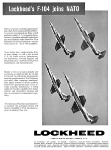 F104: Lockheed F104 Starfighter