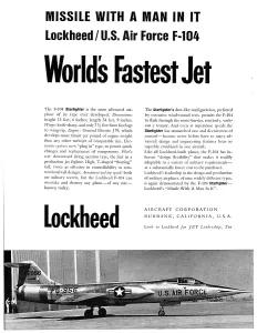 F104: Lockheed F104 Starfighter