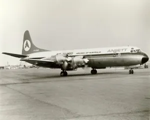 Configuration: Lockheed L-188A Electra VH-RMC of Ansett