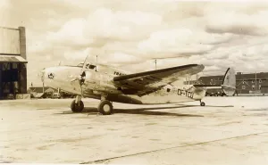 Lodestar: Lockheed L18 Lodestar CF-TCU of TCA