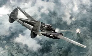 Warplanes: Lockheed P-38 Lightning in action; Second World War, 1944