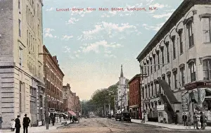 Lockport: Lockport, Niagara County, New York, USA - Locust Street