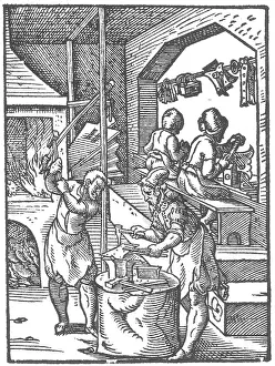 Beschreibung: Locksmith, Medieval Tradesmen