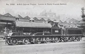 Lnwr: Locomotive no 2000 4-6-0 express engine