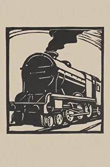 Linocuts: Locomotive