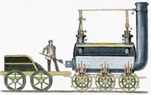 Operator: Locomotive designed in 1814 by British engineer and inventor
