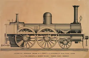 Locomotive passenger engine no 73