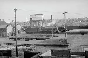 Paddington: Locomotive yard with turntable