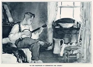 Edmund Blampied (iln): The Lodger by Edmund Blampied