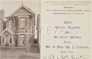 Horrid: LODGINGS AT BOURNEMOUTH