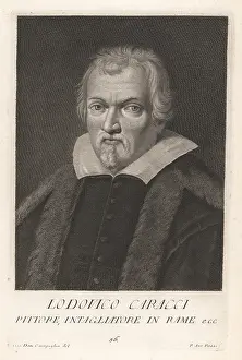 Etcher: Lodovico Carracci, Italian, early-Baroque painter
