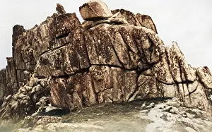 Tors: Logan Rock of Treen in Cornwall