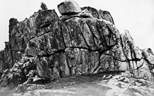 Tors: Logan Rock of Treen in Cornwall